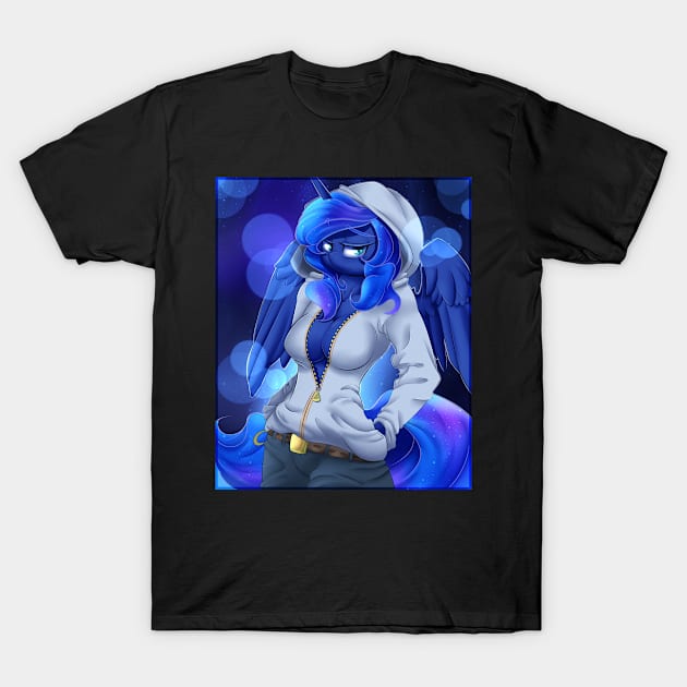 Hoodie Luna T-Shirt by HellsaintWolf